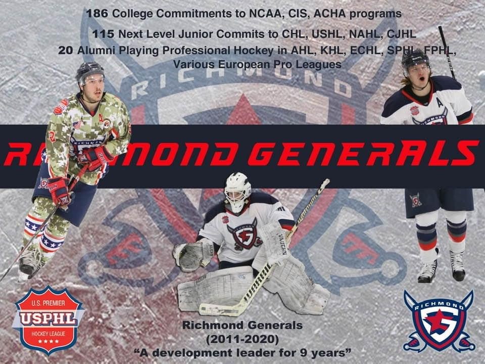 Richmond Generals Junior Hockey Program Celebrates Successes | Elite Junior Profiles